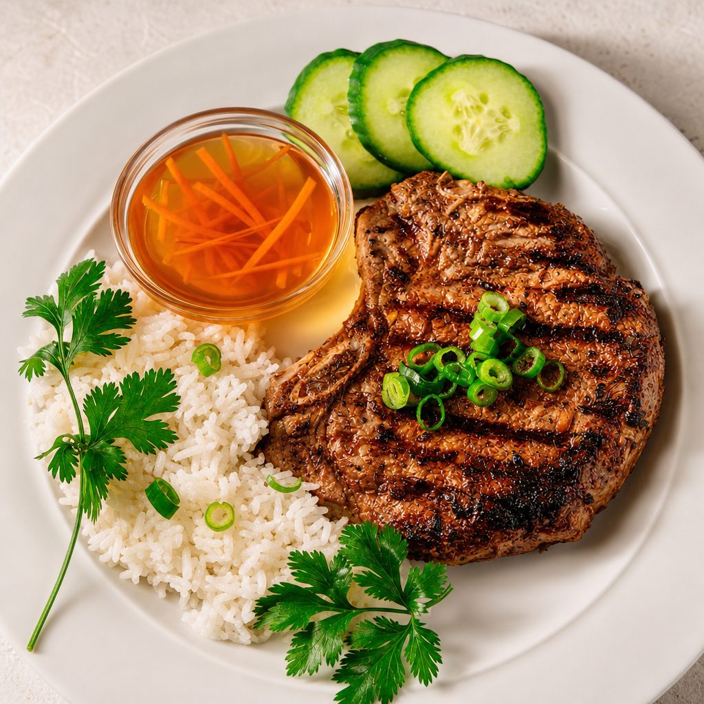 28A BROKEN RICE PORK CHOP.