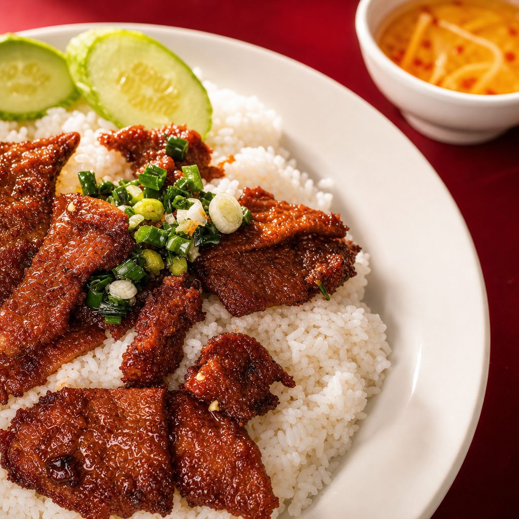 29A BROKEN RICE WITH GRILLED BEEF.