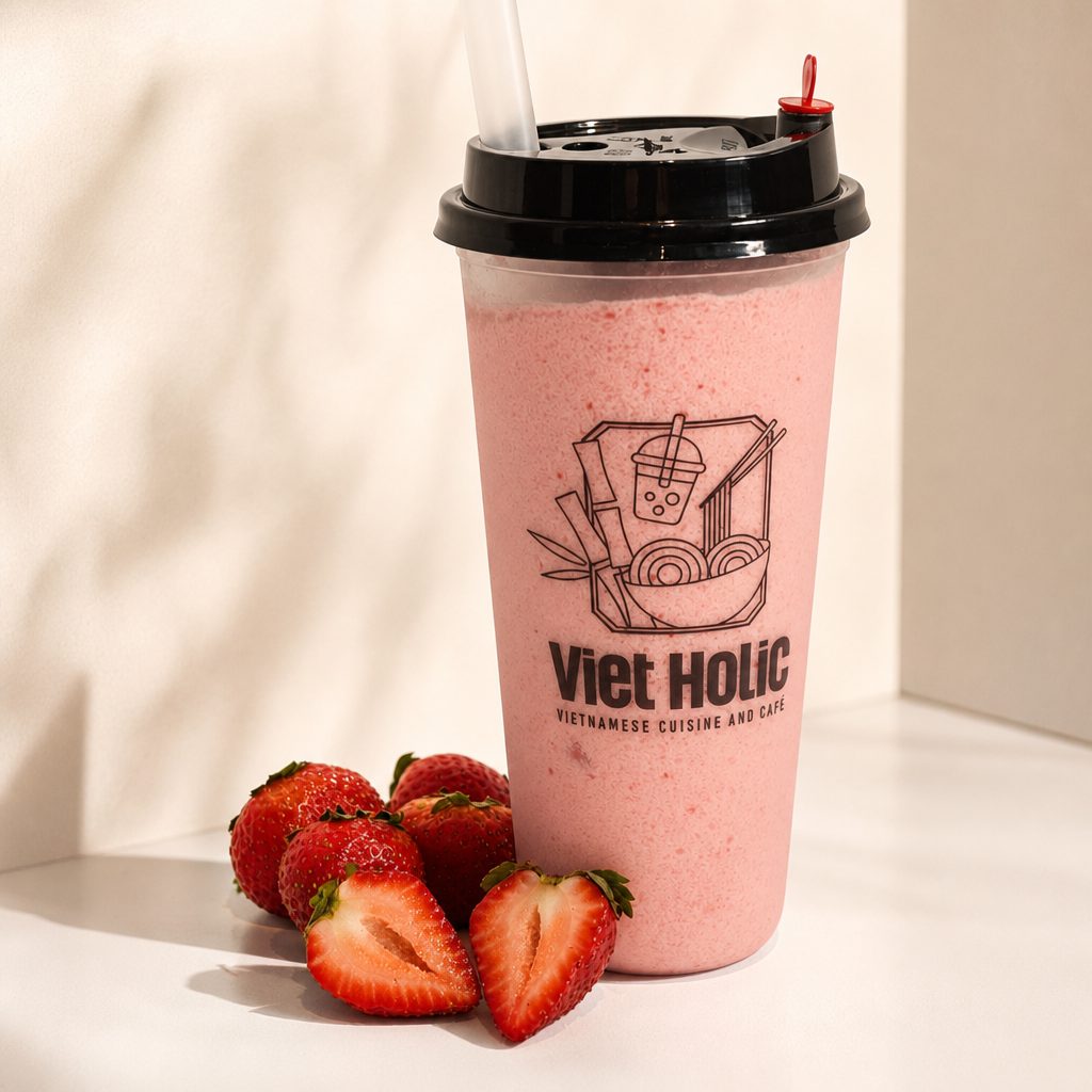 STRAWBERRY SMOOTHIES.