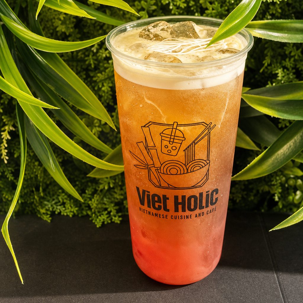 PEACH OOLONG TEA.