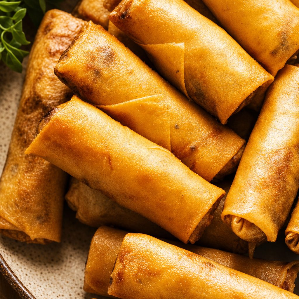 1.  EGG ROLLS.