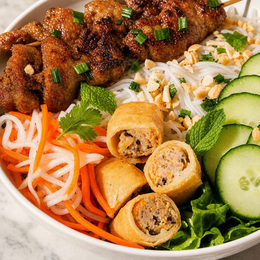 39 Grilled Pork & Egg Roll Vermicelli.