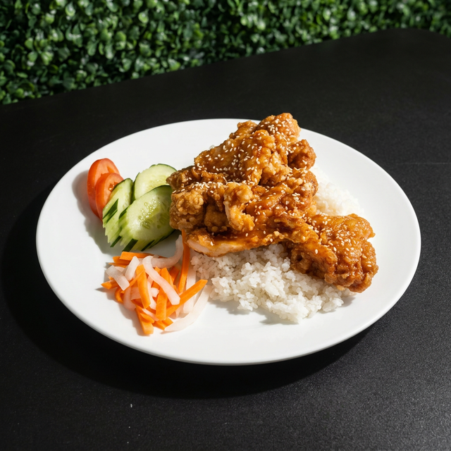C2 HONEY GARLIC BUTTER CHICKEN RICE.